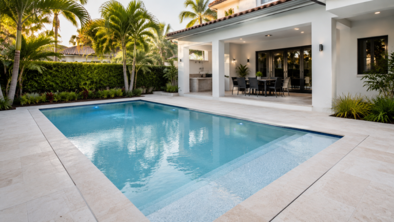 Modern pool remodeling ideas for a Miami backyard